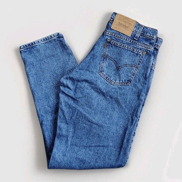 Vintage Levis 550 Orange Tab Relaxed Fit Tapered Leg Jeans Mens 33x32 - Picture 1 of 9